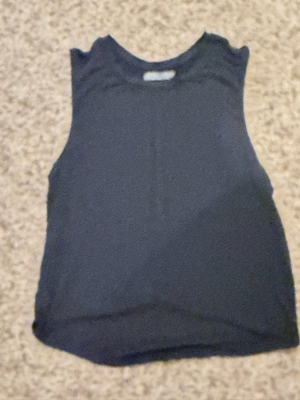 Prana Black Sleeveless Crewneck Tank